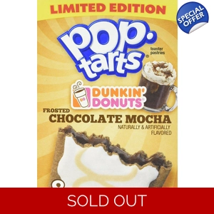 Kelloggs Pop Tarts Dunkin Donuts Frosted Chocolate Mocha Pastries